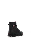 Pablosky Girls Laced Glitter Boot, Black