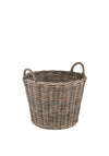 Pacific Bali Grey Kubu Round Storage Basket