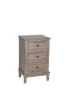 Pacific Ashwell Pine 3 Drawer Unit, Taupe