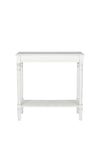 Pacific Heritage Elizabeth Pine Wood Console Table, White