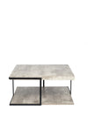 Pacific Jersey Concrete Effect Wood Veneer Coffee Table