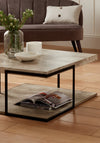 Pacific Jersey Concrete Effect Wood Veneer Coffee Table