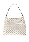 Zen Collection Monogram Small Grab Bag, White