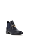 Patrizio Como Buckle Elasticated Ankle Boots, Navy