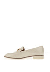 Patrizio Como Pertosa Patent Loafers, Cream