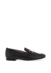 Paul Green Leather Loafers, Black