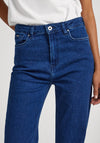 Pepe Jeans Willa High Rise Flare Jeans, Blue Denim