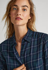 Pepe Jeans Ilaria Tartan Checked Shirt, Navy