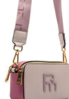 Pepe Moll Faux Pebbled Leather Camera Bag, Mauve