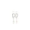 Pilgrim Constance Pearl Set of 2 Earrings, Silver