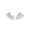 Pilgrim Priscilla CZ Geo Earrings, Silver