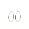 Pilgrim Priya Classic Hoops, Silver