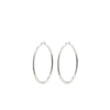 Pilgrim Priya Large Hoops, Silver