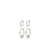 Pilgrim Scottie Set of 2 Earrings, Silver