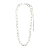 Pilgrim Stay Cable Chain Necklace, Silver