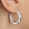 Pilgrim Maddie Hoop Earrings, Silver