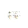 Pilgrim Valerie Set of 2 Pearl Earrings, Gold