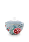 Pip Studio Flower Festival Sugar Bowl, Blue