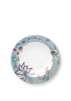 Pip Studio Flower Festival Deep Plate, Blue