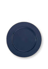 Pip Studio Berry Blues Metal Plate 32cm, Dark Blue