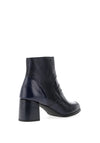 Pitillos Metallic Heeled Ankle Boots, Navy