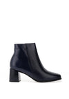 Pitillos Shimmer Heeled Ankle Boots, Navy