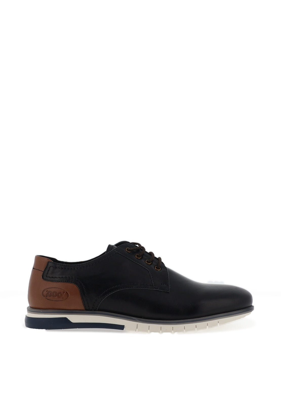 Paul O Donnell by POD Cillian Leather Casual Shoe, Navy - McElhinneys