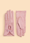 Powder Suki Embellished Gloves, Light Pink