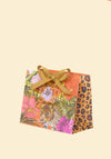 Powder Jute Beach Tote, Paradise Palms