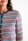 Pretty Vacant Divine Fairisle Cardigan, Multicoloured