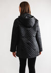 Rabe Quilted Lightweight Hooded Jacket, Black