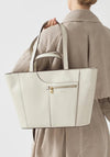 Radley Pockets Icon Leather Tote Bag, Light Neutral