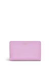 Radley Heritage Dog Outline Medium Leather Wallet, Sugar Pink