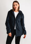 Rains Lohja Insulated Long Waterproof Jacket, Navy