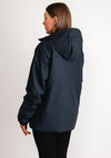 Rains Lohja Insulated Long Waterproof Jacket, Navy