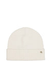 Ralph Lauren Core Knit Beanie, Cream