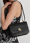 Ralph Lauren Sophee Leather Crossbody, Black