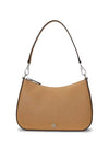 Ralph Lauren Danni Leather Shoulder Bag, Camel