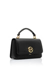 MICHAEL Michael Kors Delancey Leather Crossbody Bag, Black