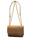 MICHAEL Michael Kors Claire Pebbled Leather Mini Crossbody Bag, Camel