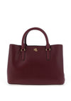 Ralph Lauren Marcy Leather Small Satchel Bag, Vintage Burgundy