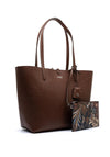 Ralph Lauren Summer Paisley Large Reversible Tote Bag, Dark Mahogany