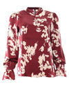 Rant and Rave Reva Floral Blouse, Wine