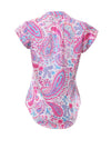 Rant & Rave Georgia Print Top, Pink