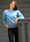 Rant & Rave Kyla Embroidered Sweatshirt, Blue