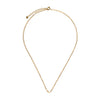 Rebecca My World Dainty Chain Necklace, Gold