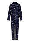 Rebelle Star and Moon Long Sleeve Pyjama Set, Navy