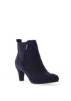 Redz Embellished Heeled Ankle Boots, Navy