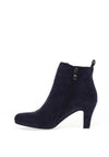 Redz Embellished Heeled Ankle Boots, Navy