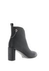 Redz Flower Detail Heeled Ankle Boots, Charcoal